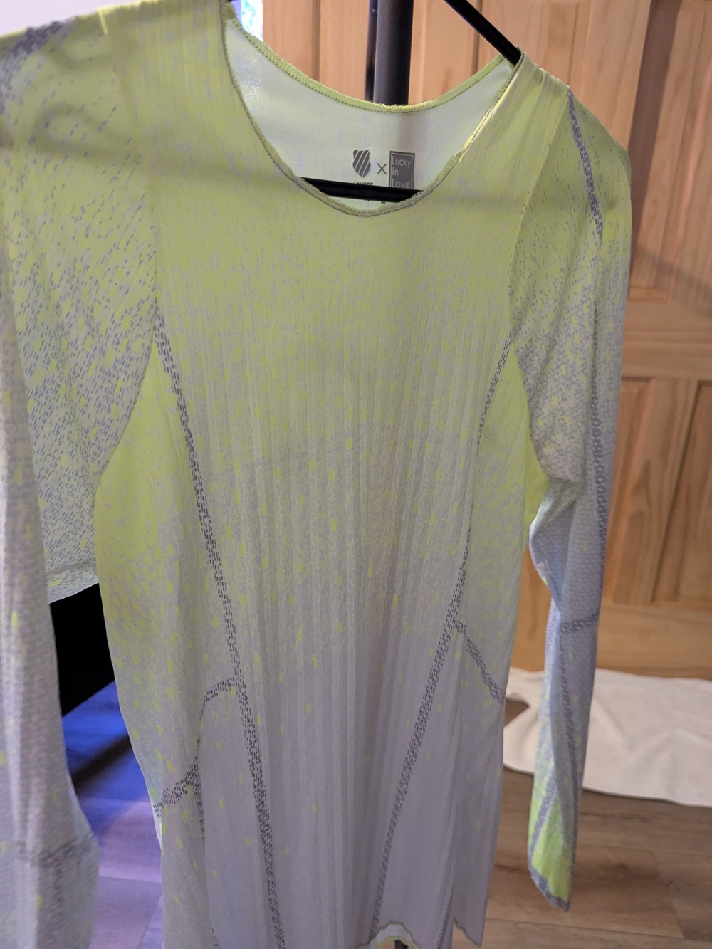 Lucky In Love Light Green Long Sleeve Shirt